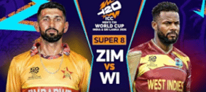 Super 8 Powerful Match: Zimbabwe vs. West Indies